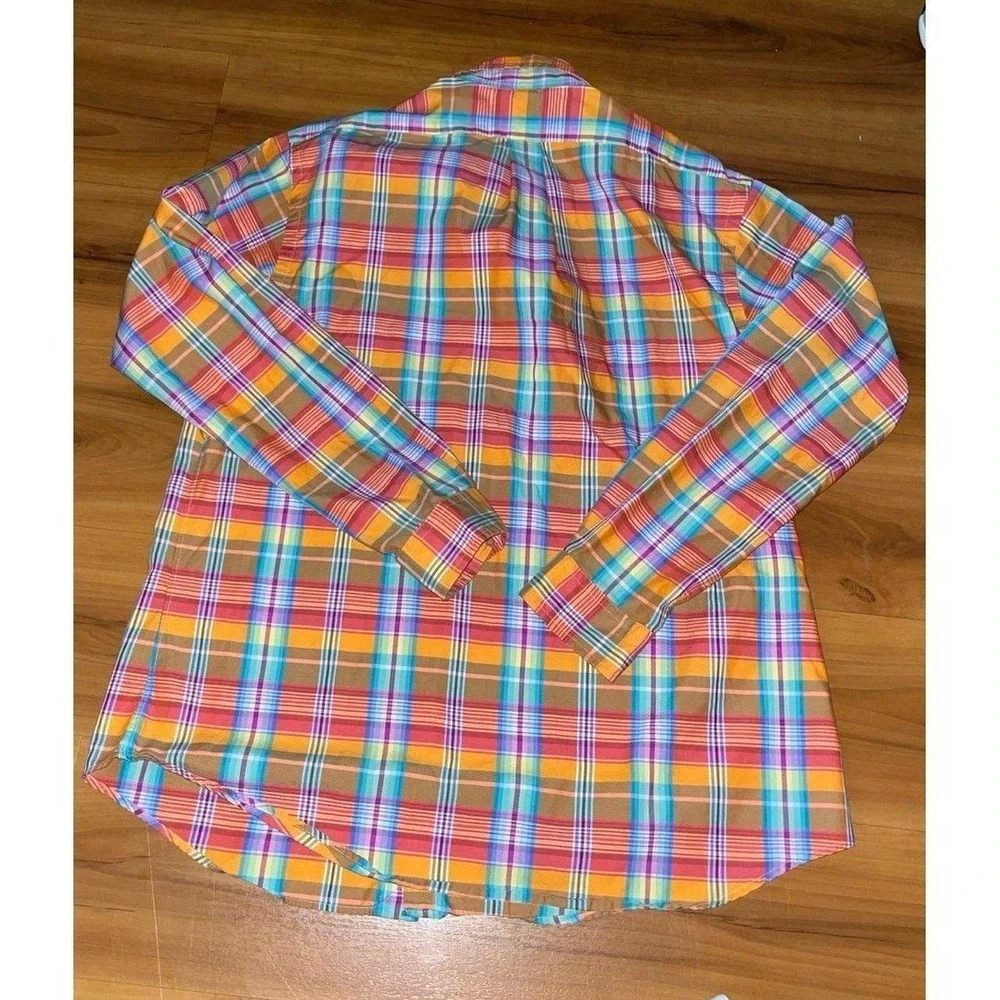 Mens Polo Ralph Lauren Colorful Classic Fit Button Up Casual Shirt